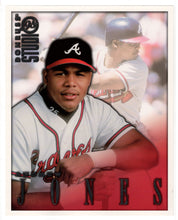 Load image into Gallery viewer, Andruw Jones - Altanta Braves - 8 X 10 Portrait Photo Card (MLB Baseball Card) 1988 Donruss Studio # 24 Mint
