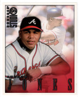 Andruw Jones - Altanta Braves - 8 X 10 Portrait Photo Card (MLB Baseball Card) 1988 Donruss Studio # 24 Mint