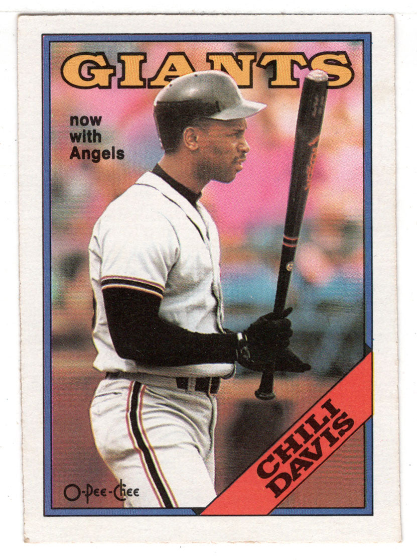 Chili Davis - California Angels (MLB Baseball Card) 1988 O-Pee-Chee # 15 Mint