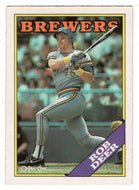 Rob Deer - Milwaukee Brewers (MLB Baseball Card) 1988 O-Pee-Chee # 33 Mint