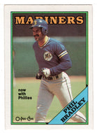 Phil Bradley - Philadelphia Phillies (MLB Baseball Card) 1988 O-Pee-Chee # 55 Mint