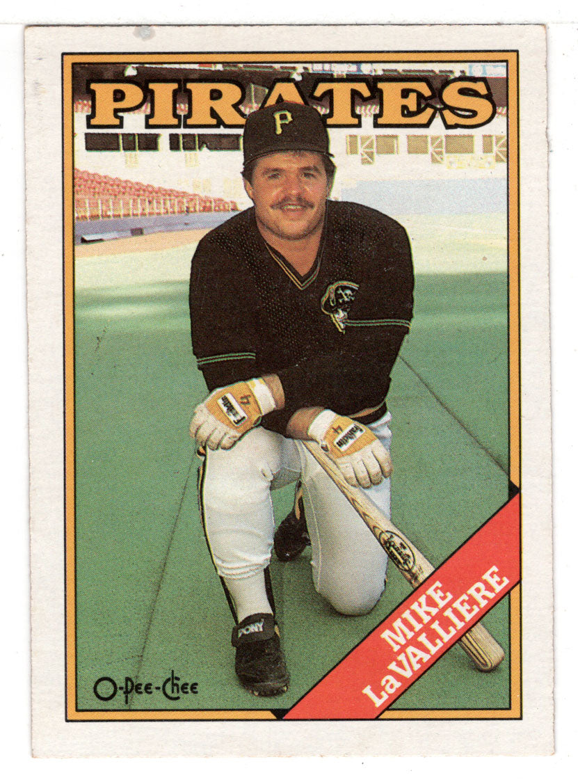 Mike LaValliere - Pittsburgh Pirates (MLB Baseball Card) 1988 O-Pee-Chee # 57 Mint