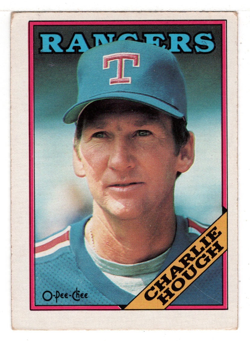 Charlie Hough - Texas Rangers (MLB Baseball Card) 1988 O-Pee-Chee # 121 Mint