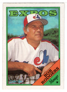 Bob Rodgers - Montreal Expos - Manager (MLB Baseball Card) 1988 O-Pee-Chee # 134 Mint