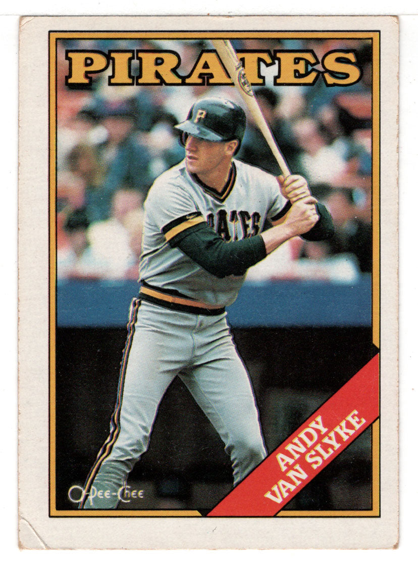 Andy Van Slyke - Pittsburgh Pirates (MLB Baseball Card) 1988 O-Pee-Chee # 142 Mint