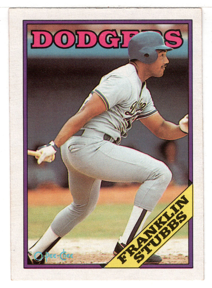 Franklin Stubbs - Los Angeles Dodgers (MLB Baseball Card) 1988 O-Pee-Chee # 198 Mint