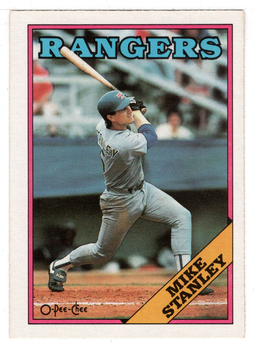 Mike Stanley - Texas Rangers (MLB Baseball Card) 1988 O-Pee-Chee # 219 Mint