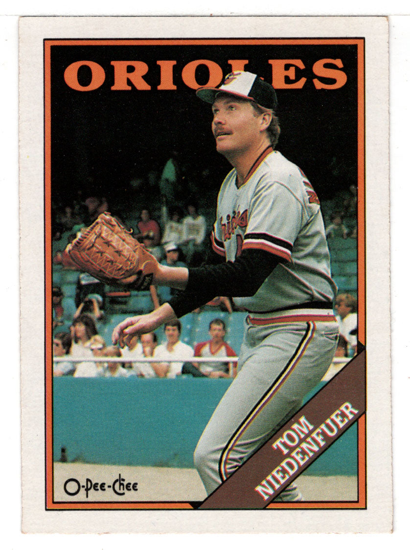 Tom Niedenfuer - Baltimore Orioles (MLB Baseball Card) 1988 O-Pee-Chee # 242 Mint