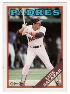 Luis Salazar - San Diego Padres (MLB Baseball Card) 1988 O-Pee-Chee # 276 Mint
