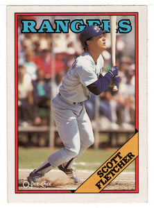 Scott Fletcher - Texas Rangers (MLB Baseball Card) 1988 O-Pee-Chee # 345 Mint