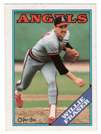 Willie Fraser - California Angels (MLB Baseball Card) 1988 O-Pee-Chee # 363 Mint
