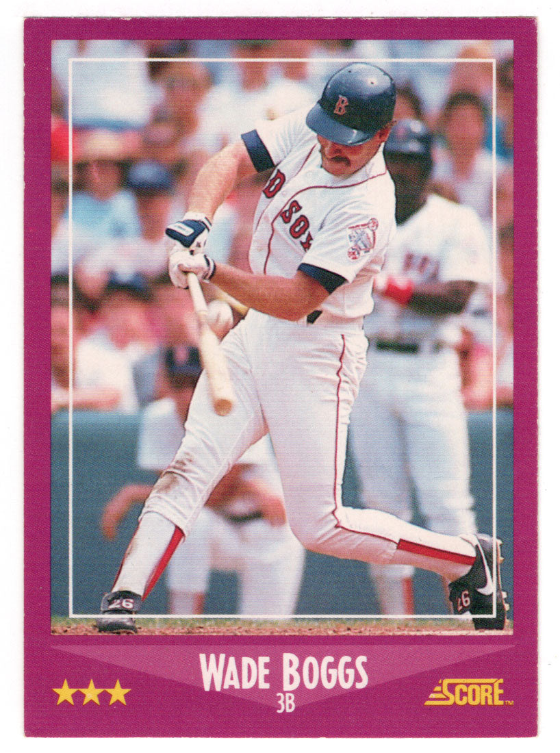 Wade Boggs - Boston Red Sox (MLB Baseball Card) 1988 Score # 2 Mint