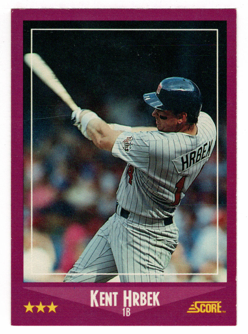 Kent Hrbek - Minnesota Twins (MLB Baseball Card) 1988 Score # 43 Mint