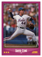David Cone - New York Mets (MLB Baseball Card) 1988 Score # 49 Mint