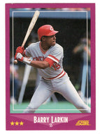 Barry Larkin - Cincinnati Reds (MLB Baseball Card) 1988 Score # 72 Mint