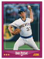 Dan Plesac - Milwaukee Brewers (MLB Baseball Card) 1988 Score # 77 Mint
