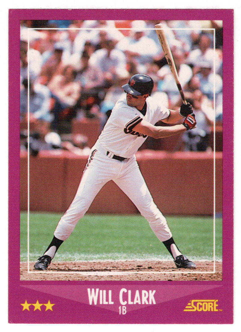 Will Clark - San Francisco Giants (MLB Baseball Card) 1988 Score # 78 Mint