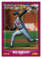 Rick Honeycutt - Oakland Athletics (MLB Baseball Card) 1988 Score # 87 Mint