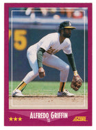 Alfredo Griffin - Oakland Athletics (MLB Baseball Card) 1988 Score # 88 Mint