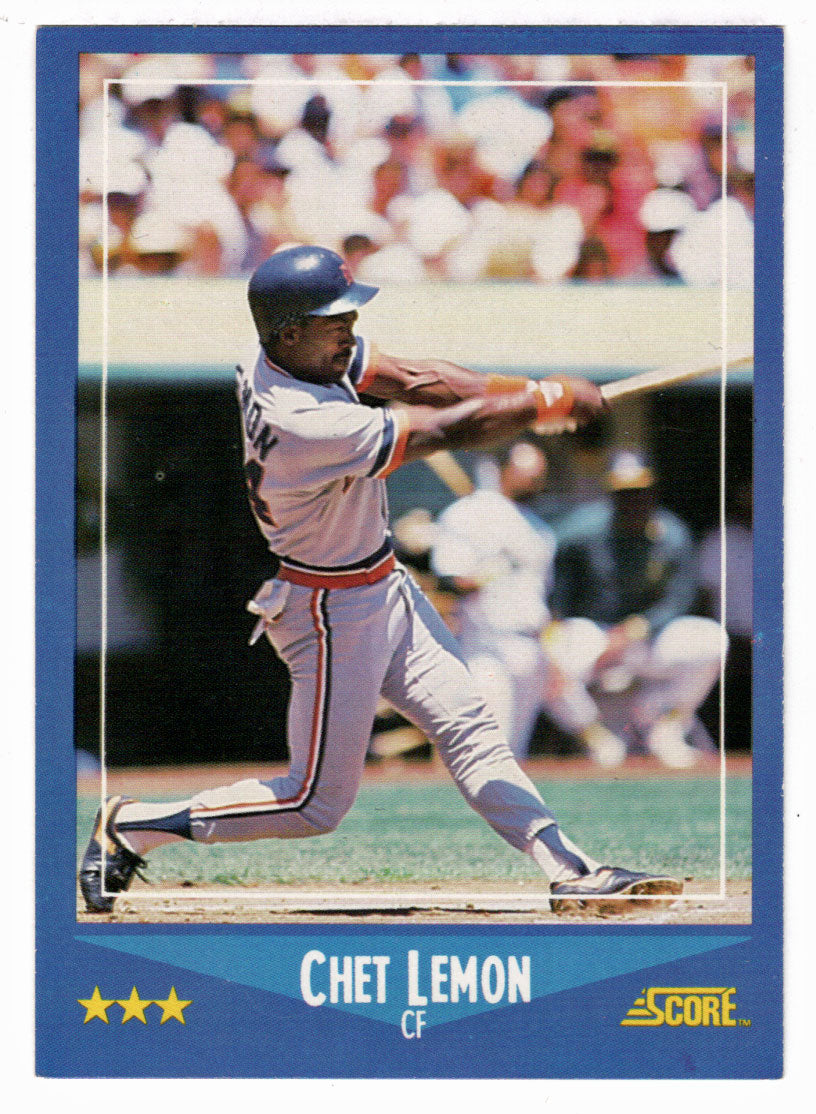 Chet Lemon - Detroit Tigers (MLB Baseball Card) 1988 Score # 119 Mint