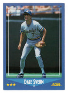 Dale Sveum - Milwaukee Brewers (MLB Baseball Card) 1988 Score # 120 Mint