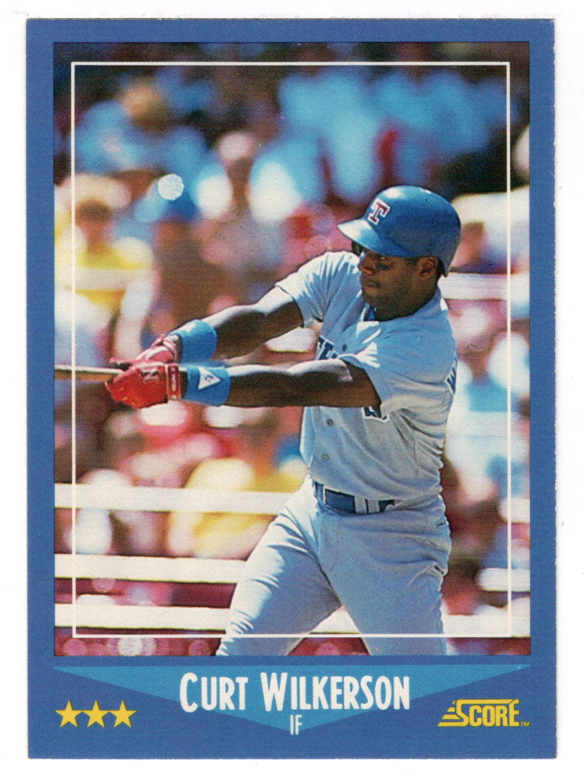 Curt Wilkerson - Texas Rangers (MLB Baseball Card) 1988 Score # 127 Mint