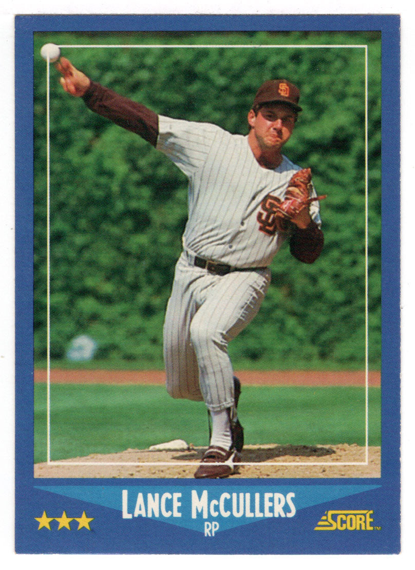 Lance McCullers - San Diego Padres (MLB Baseball Card) 1988 Score # 150 Mint