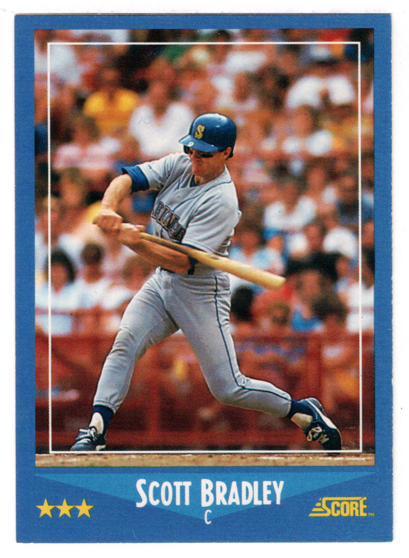 Scott Bradley - Seattle Mariners (MLB Baseball Card) 1988 Score # 151 Mint
