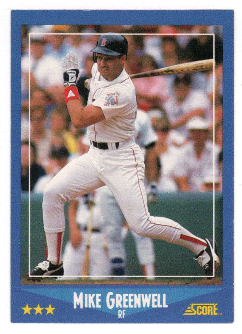 Mike Greenwell - Boston Red Sox (MLB Baseball Card) 1988 Score # 175 Mint