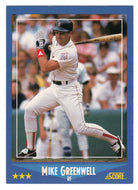 Mike Greenwell - Boston Red Sox (MLB Baseball Card) 1988 Score # 175 Mint