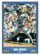 Greg Minton - California Angels (MLB Baseball Card) 1988 Score # 176 Mint