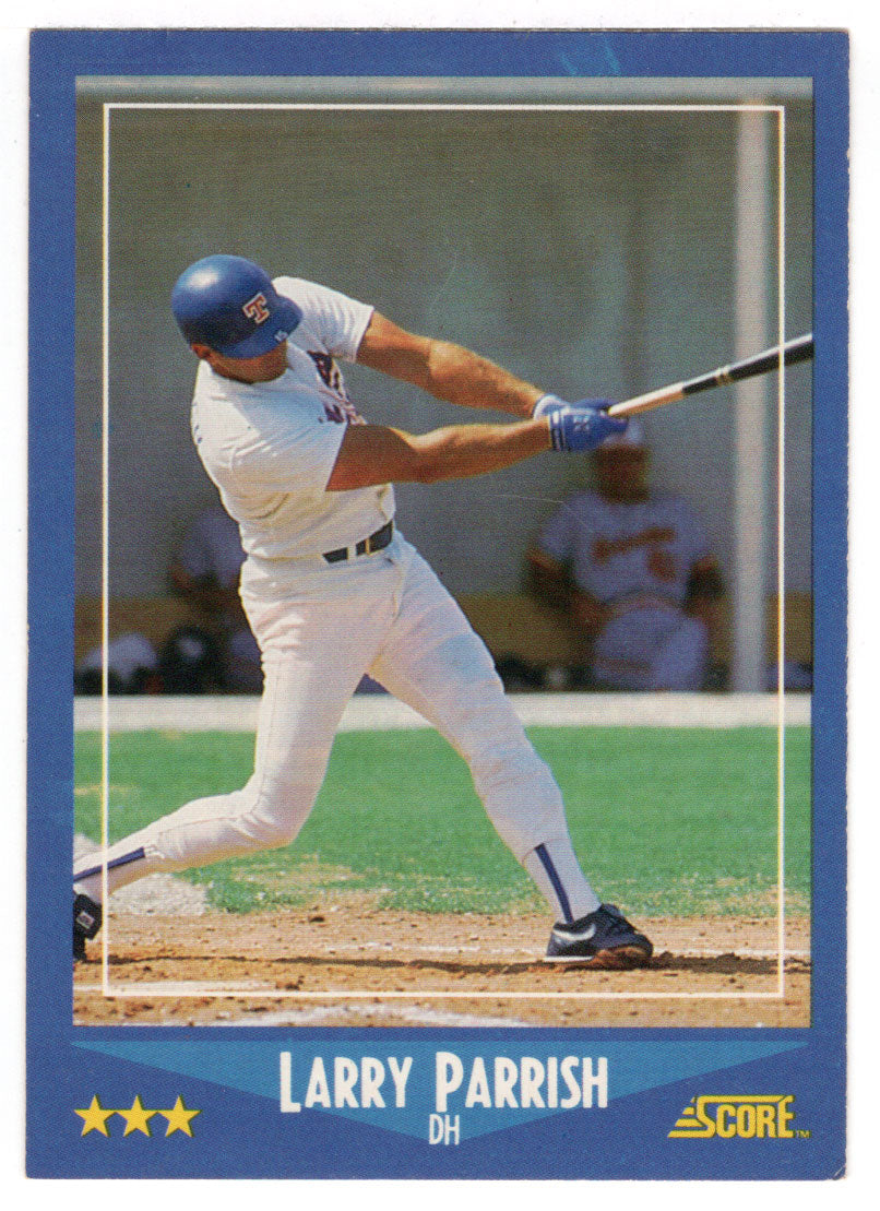 Larry Parrish - Texas Rangers (MLB Baseball Card) 1988 Score # 191 Mint