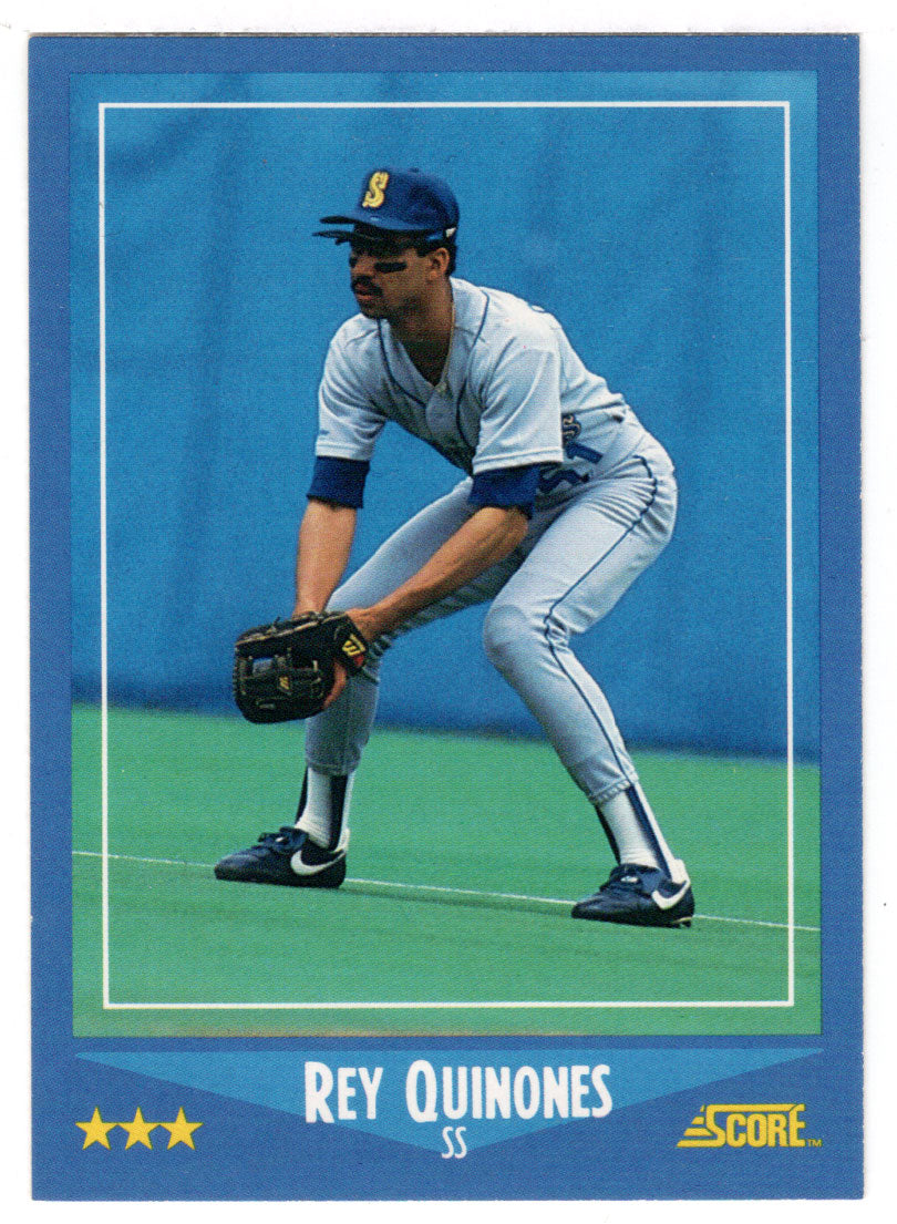 Rey Quinones - Seattle Mariners (MLB Baseball Card) 1988 Score # 192 Mint