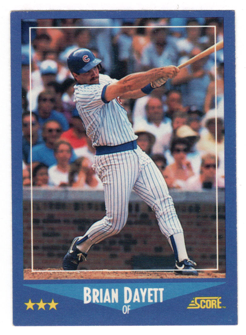 Brian Dayett - Chicago Cubs (MLB Baseball Card) 1988 Score # 205 Mint