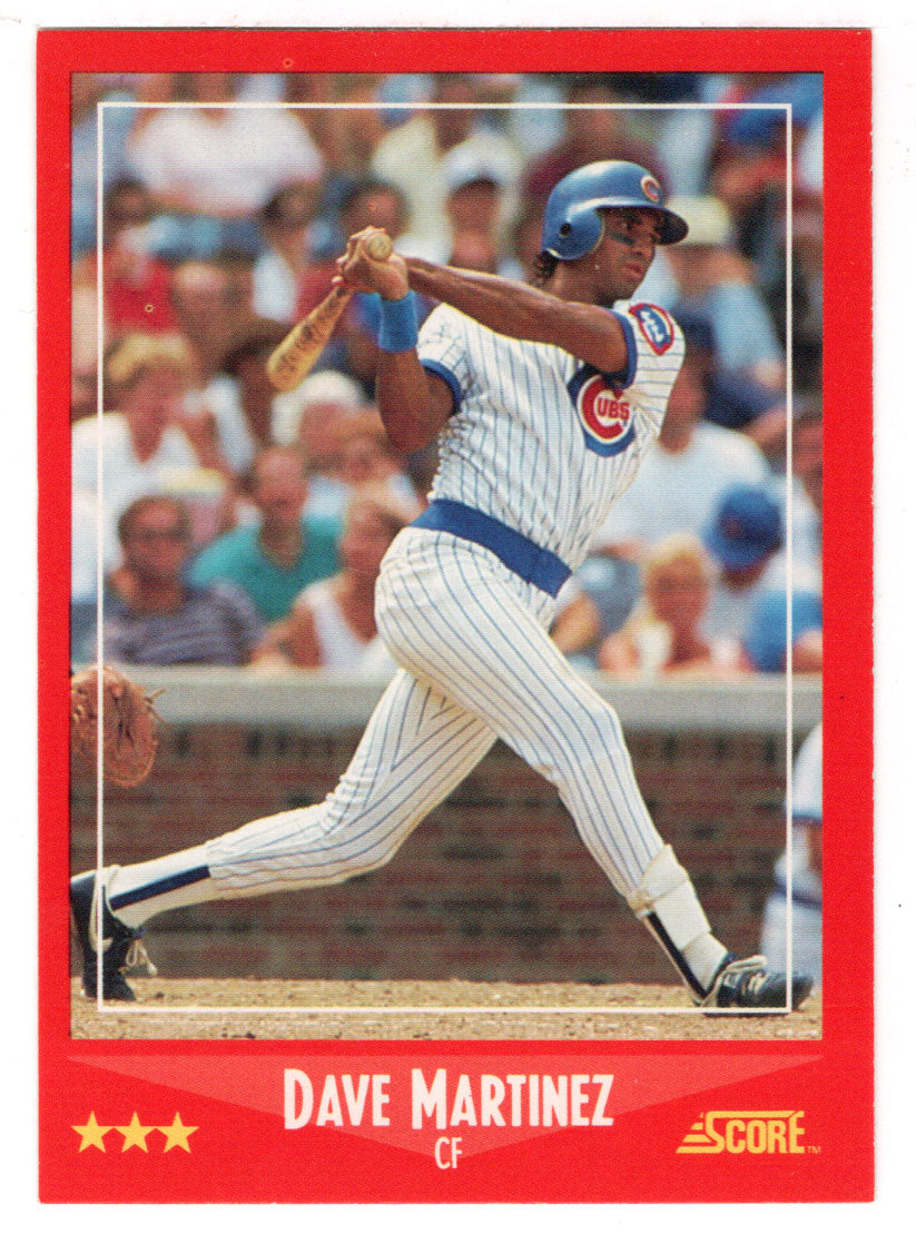 Dave Martinez - Chicago Cubs (MLB Baseball Card) 1988 Score # 223 Mint