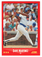 Dave Martinez - Chicago Cubs (MLB Baseball Card) 1988 Score # 223 Mint