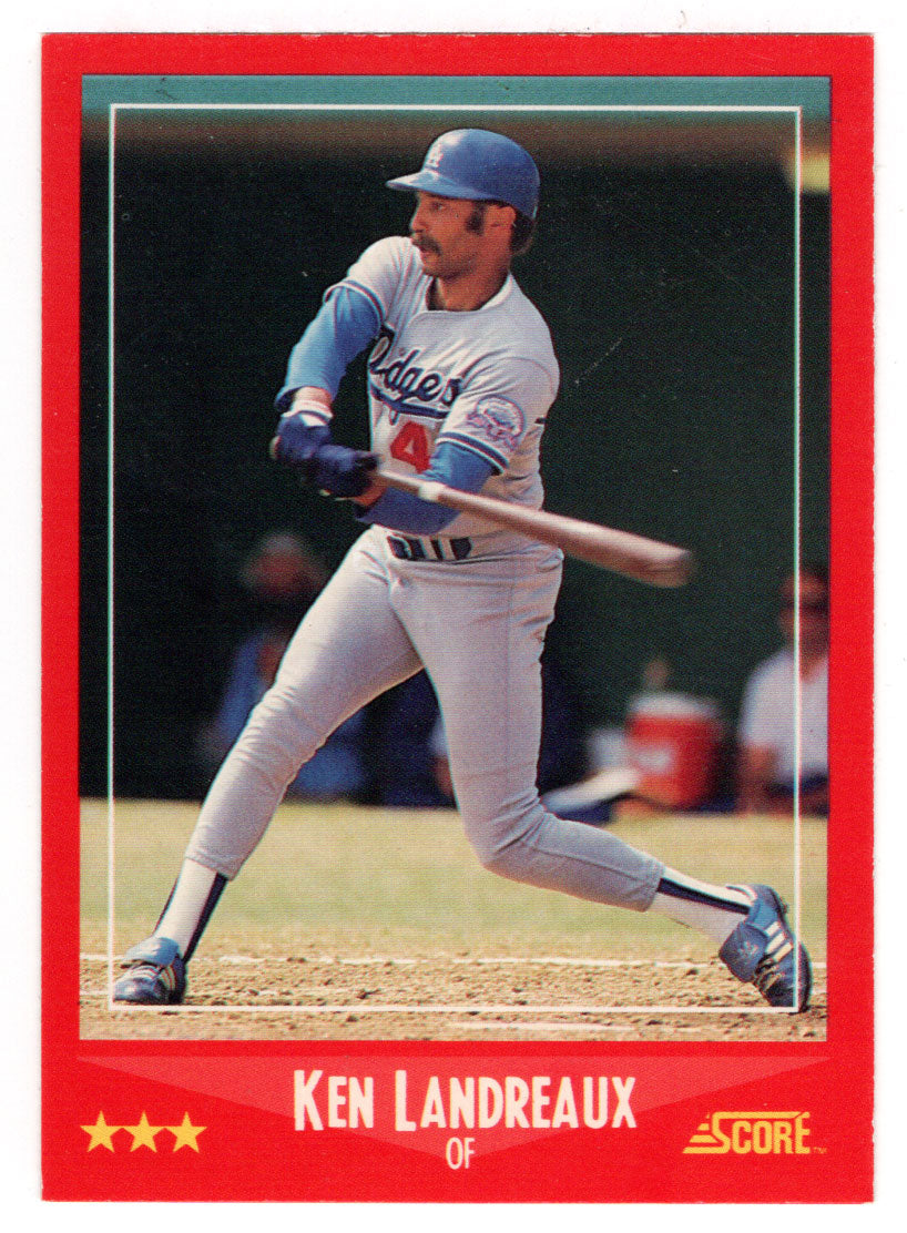 Ken Landreaux - Los Angeles Dodgers (MLB Baseball Card) 1988 Score # 247 Mint
