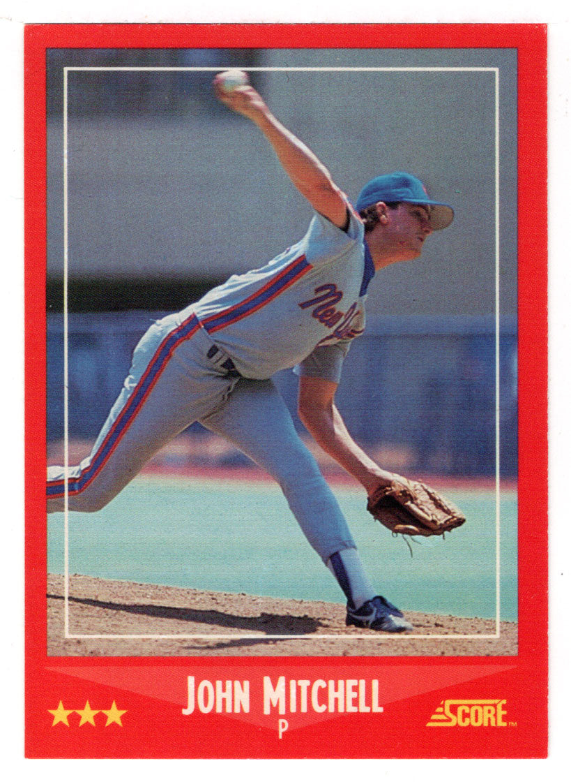 John Mitchell RC - New York Mets (MLB Baseball Card) 1988 Score # 249 Mint