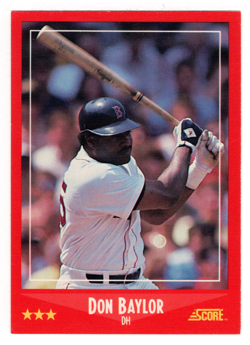 Don Baylor - Minnesota Twins (MLB Baseball Card) 1988 Score # 250 Mint