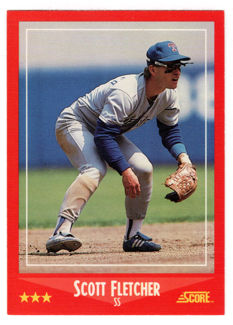 Scott Fletcher - Texas Rangers (MLB Baseball Card) 1988 Score # 251 Mint