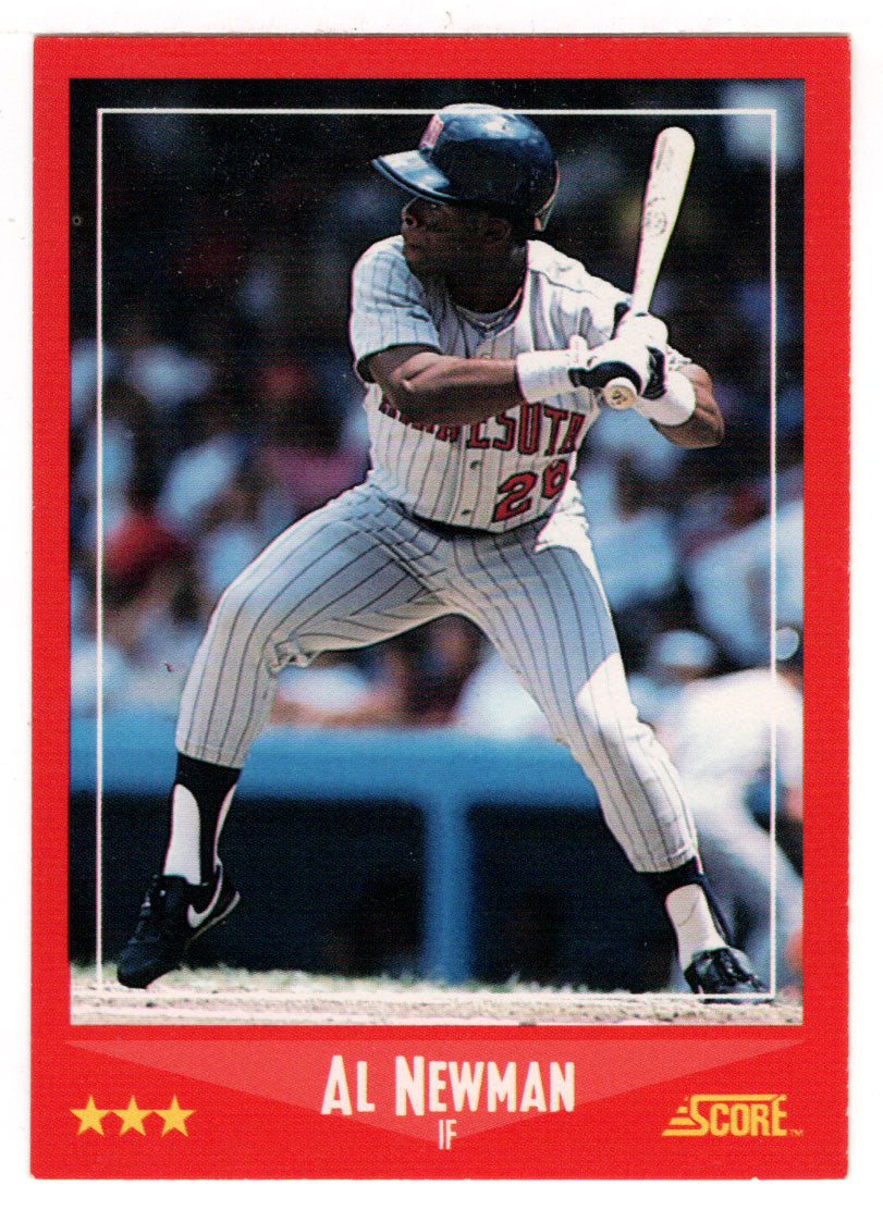 Al Newman - Minnesota Twins (MLB Baseball Card) 1988 Score # 252 Mint