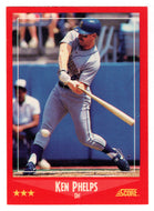 Ken Phelps - Seattle Mariners (MLB Baseball Card) 1988 Score # 256 Mint