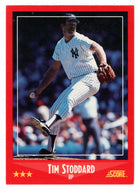 Tim Stoddard - New York Yankees (MLB Baseball Card) 1988 Score # 258 Mint