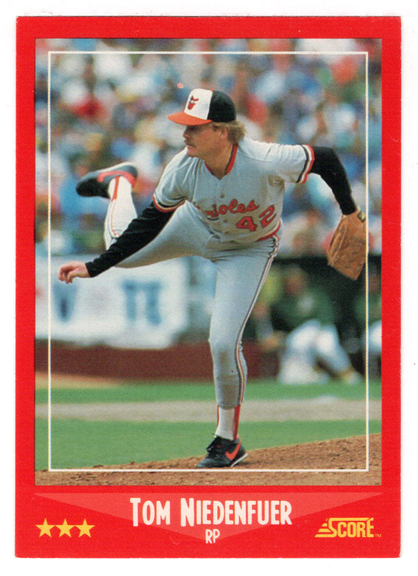 Tom Niedenfuer - Baltimore Orioles (MLB Baseball Card) 1988 Score # 261 Mint