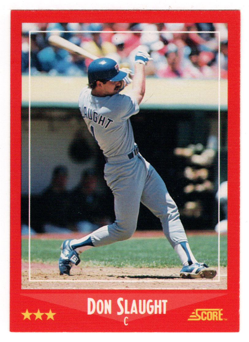 Don Slaught - Texas Rangers (MLB Baseball Card) 1988 Score # 268 Mint