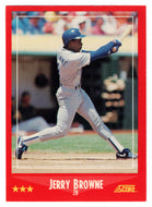 Jerry Browne - Texas Rangers (MLB Baseball Card) 1988 Score # 278 Mint