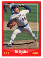 Ted Higuera - Milwaukee Brewers (MLB Baseball Card) 1988 Score # 280 Mint
