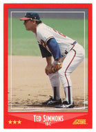Ted Simmons - Atlanta Braves (MLB Baseball Card) 1988 Score # 285 Mint