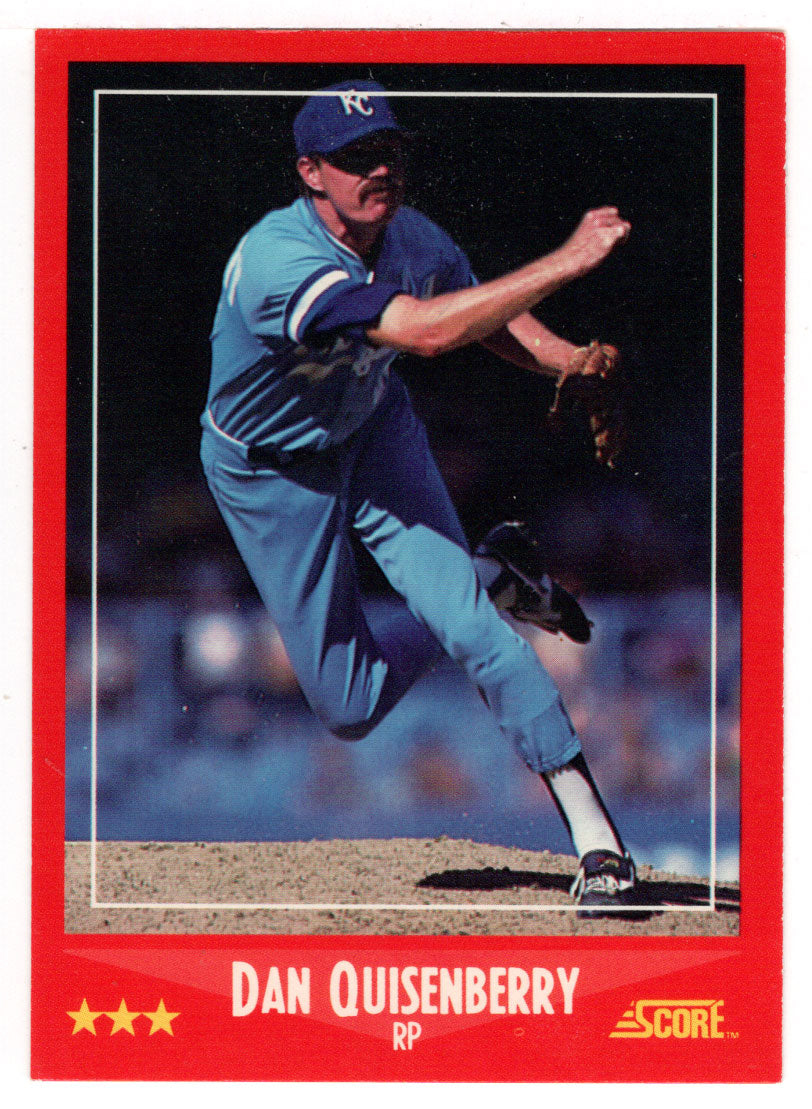 Dan Quisenberry - Kansas City Royals (MLB Baseball Card) 1988 Score # 290 Mint