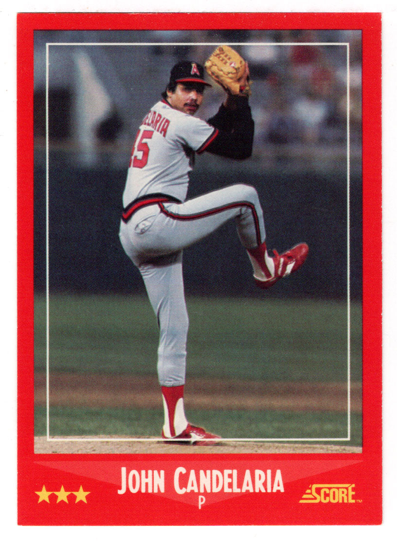 John Candelaria - California Angels (MLB Baseball Card) 1988 Score # 293 Mint
